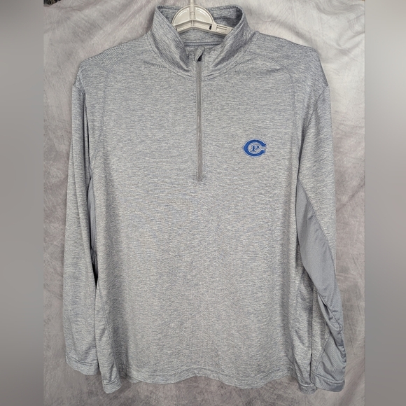 Creighton Nebraska Prep Half Zip Performance Wear Gray Size XL - Picture 1 of 9